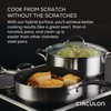 Circulon SteelShield Induction Frying Pan/Skillet with SteelShield Hybrid Stainless and