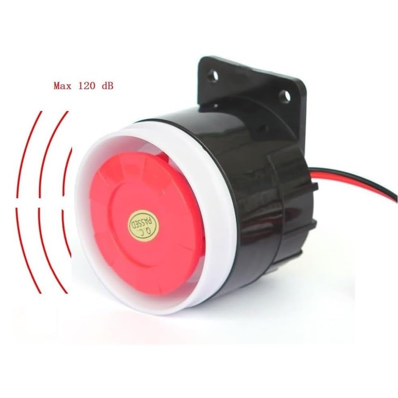 Switian 12 V Wired Mini Siren for Home Security Alarm