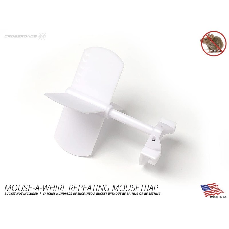 Mouse-A-Whirl High-Volume Repeating Mouse Trap - Catch Many Mice with