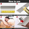 10Ft Carpet Floor Transition Strip, Self Adhesive Floor Edging Trim