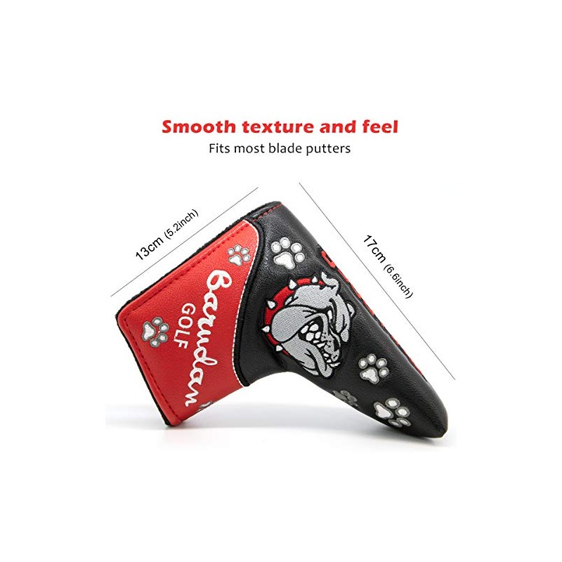 Putter Cover Headcover for Odyssey 2 Ball Magnetic Mallet Fits