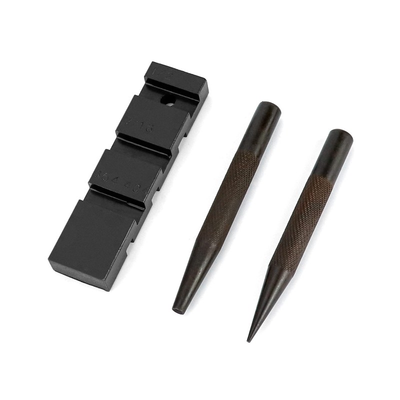 QWORK Pocket Chainsaw Breaker, 3Pcs Chain Saw Rivets and Chainsaw