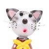 Christmas Concepts® 21cm (8'') Standing Metal Cat With Bow Sculpture