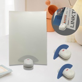 Document Holder for Typing - Document Stand for Desk When Typing,Document Stand with Non Slip Mat,Portable Copies Stand Desktop Document Holder Stand for A4 Paper Documents Office Typing Reading,Blue