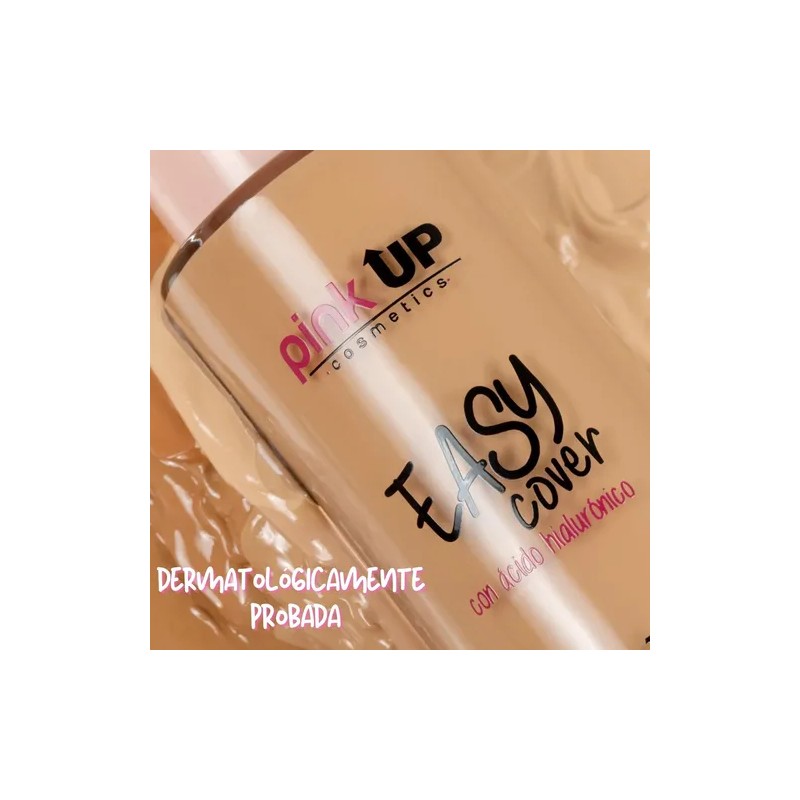 Pink Up, Maquillaje Liquido, Cobertura Media, Base De Agua