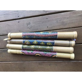 Terre  Rain Stick Rainmaker 24 inch paint