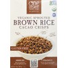 One Degree Organic Foods Sprouted Brown Rice Cacao Crisp, 10
