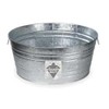 Utility Tub, 9 gal, Silver