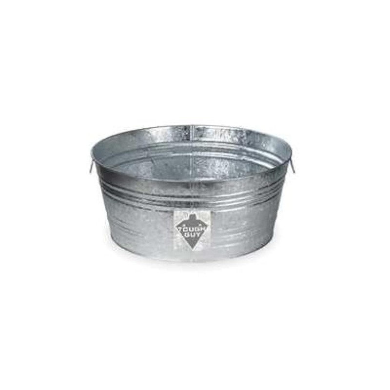 Utility Tub, 9 gal, Silver