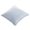 Brielle Home Ravi Stone Washed Solid Diamond Stitched Quilted Euro