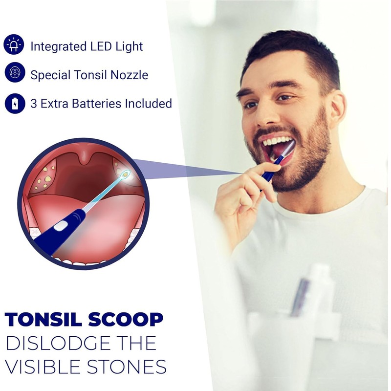 LED Tonsil Stone Remover | Bad Breath Cure | Easily