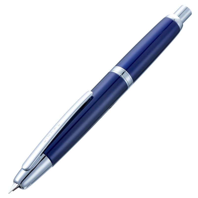 Wikult Jinhao 10 Press Fountain Pen with Box, Dark Blue