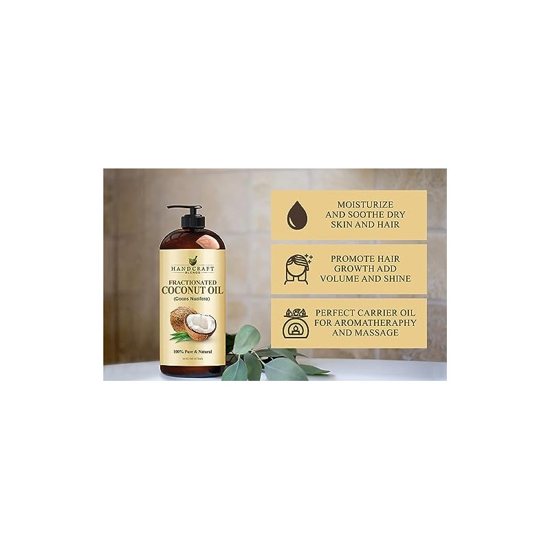 Handcraft Blends - Aceite de Coco Fraccionado 100% Puro 16