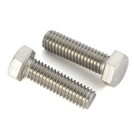 M6-1.0 x 30mm Hex Head Bolts Hexagon Screws, 304 Stainless Steel 18-8, Plain Finish, Fully Threaded, 25 PCS