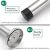 Long Door Stops, 8 Inch Stainless Steel Doorstop, Brushed Door