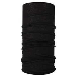 WS Accessories Unisex Neck Tube Face Mask Balaclava Scarf Bandana Cycling Biker Snood Cover Multi-Use (Black)