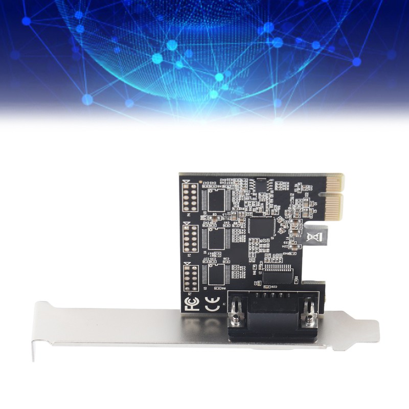 PCI E to RS232 Serial Adapter Card High Speed Transmission