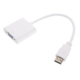 SHOWERORO High Definition to Vga Adapter Cable for Home Theater Office and Classroom Use Stable Signal Conversion for HDTV to Vga Display Compatible with Various Devices