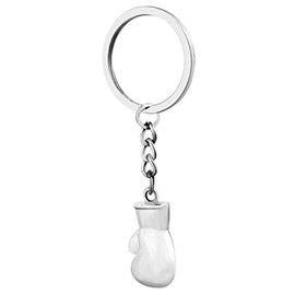 DonJordi Keyring Boxing Glove for All Boxers and Athletes – The Ideal Gift & Keepsake, silver