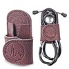 Mtzmy PU Leather Stethoscope Holder with Clip for All Models: