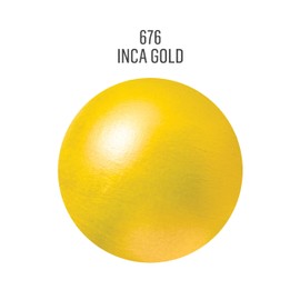 FolkArt Metallic Acrylic Paint in Assorted Colors (2 Ounce), 676 Inca Gold