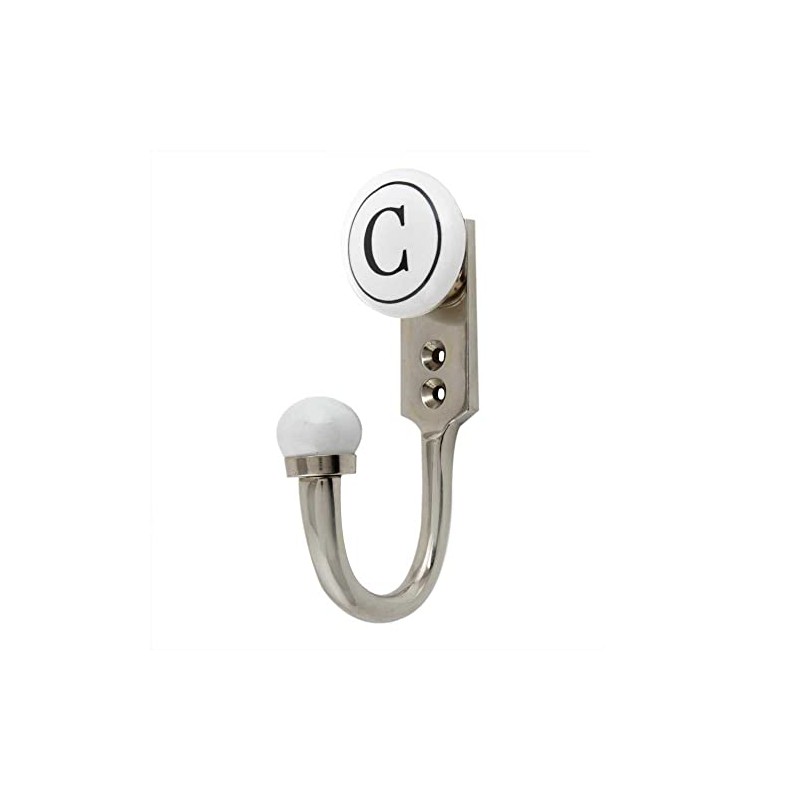MarktSq Alphabet C Ceramic Wall Hook