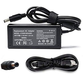 ECHEER 65W AC/DC Cargador de portátil para Toshiba Satellite PA3714U-1ACA PA3917U-1ACA PA3715U-1ACA C55 C55T-A5222 C655 C855D L305D L505 L755 A665 P755 P775 P855 P875 adaptador de cable de alimentación 19V 3.42A