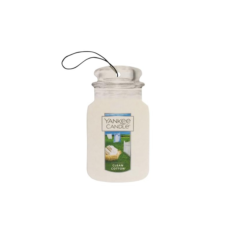 Yankee Candle Paper Car Jar, Clean Cotton