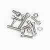 304 Stainless Steel Screws Nuts and Washers 1200PCS, Sutemribor M2