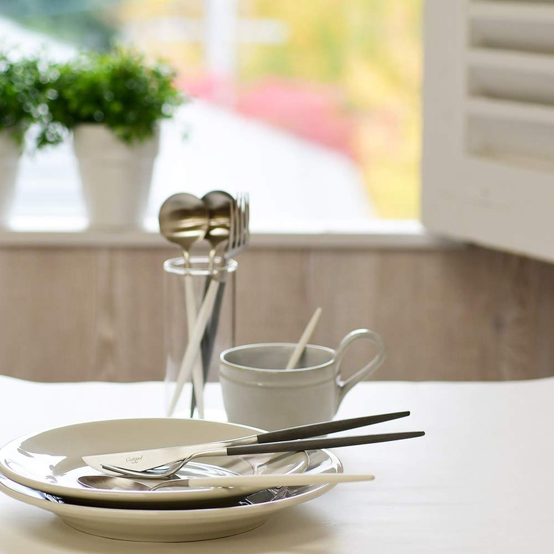 Cutipol G008GR GOA Gray Silver Dessert Spoon