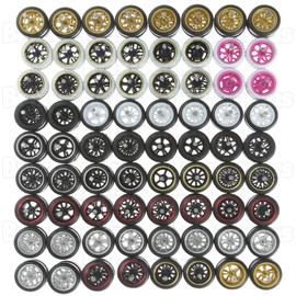 1/64 Wheel Mix/Random Real Riders Wheel Rim Tire Set for 10 1/64 Scale (01)