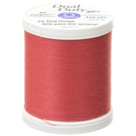 Coats Thread & Zippers Dual Duty XP General Purpose Thread, 125-Yard, Bright Red