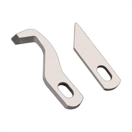 FIKLOTA Overlock Blade Knife Upper and Lower Set, Replacement Accessories and Parts for Singer S14-68 S14-69 S14-77 S14-78 S14-79, Pfaff Element 1450OL and More Overlock Sewing Machines