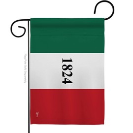 Alamo Garden Flag - Americana US Historic July Memorial Veteran Independence United State American - House Decoration Banner Small Yard Gift Double-Sided Made in USA 13 X 18.5