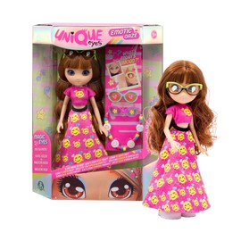 UNIQUE EYES Emotic Gaze Sophia With new glasses, you can choose the soul state of your favourite doll, for children aged 3 and up, Mym18200, valuable games