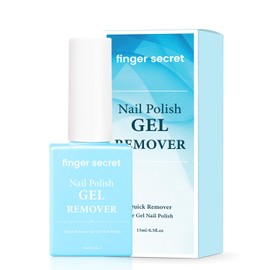 Finger Secret Nail Polish Gel Remover Kit - Quick、Magic and convenient for Gel Nails remove.15ml,Professional Nail Care Product for Salon & Home Use.Easy to operate.