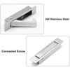 Dontay Pocket Door Pull Handle, Edge Pull, Professional Stainless Steel