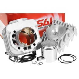 Airsal cylinder kit sport 70cc for Piaggio Diesis, Fly, Aluminium Free, Liberty, NRG MC2, MC3, S, SFERA, Storm, TPH, Zip Base SSL, Vespa ET2, LX, LXV, Gilera Stalker – Easy Moving Ice, Derbi Atlantis (from 2002), Boulevard Bullet 50