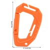 Demeras Climbing Carabiner Tactical Carabiner Clip 10PCS High Strength D-Ring