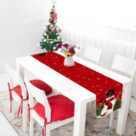 Muñeco Nieve Navidad Camino De Mesa Decoración Mesa Navideña