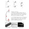 Diydeg Fold Away Grab Handle, EVA Padding Anti Slip Ribbed