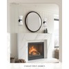Modern Black Wall Sconce, HWH Up and Down Indoor Sconces