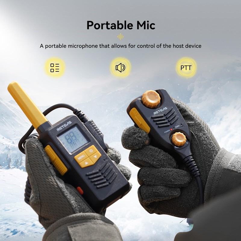 Retevis EZtalk 2S GMRS Radio - Walkie Talkie Long Range