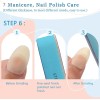 N/A 6-Pack All-in-One Nail Buffer - Effortlessly Create Smooth and