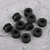 VOBOR Motorcycle Rubber Washers ABS Black Fairing Washers for Honda/Suzuki/Yamaha(10pcs)