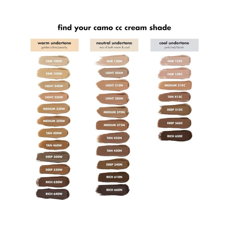 Elf Camo CC Cream Broad Spectrum SPF 30 Sunscreen. Rich