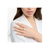 Thomas Sabo Sterling Silver Rainbow Crystal Band Ring TR2403-477-7