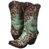 Turquoise Cowgirl Boot Vase