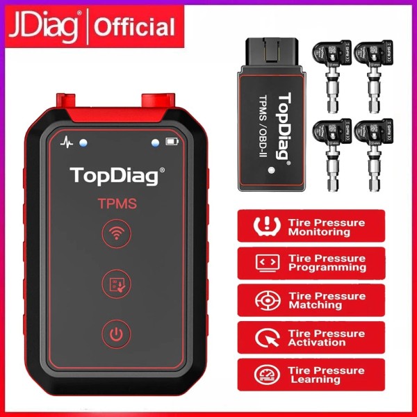 Topdiag PS001 TPMS Programming Tool Kit with 4 TPMS Sensors