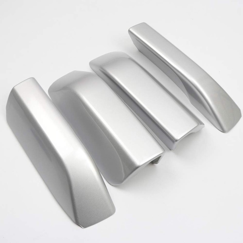 HIGH FLYING Silver Roof Rails Rack Leg Cover End Cap